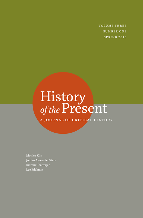 History of the Present, Volume 3 Issue 1 cover