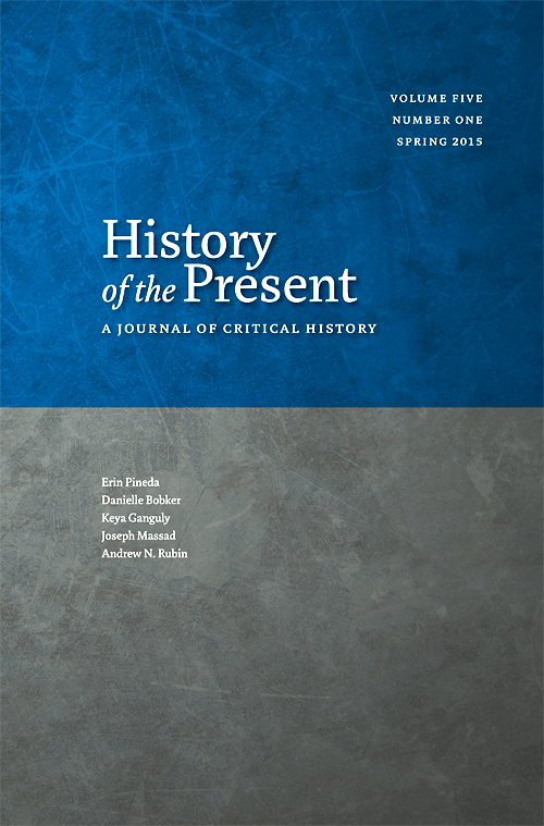 History of the Present, Volume 4 Issue 1 cover