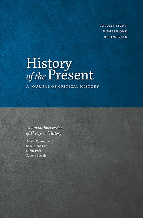 History of the Present, Volume 4 Issue 1 cover